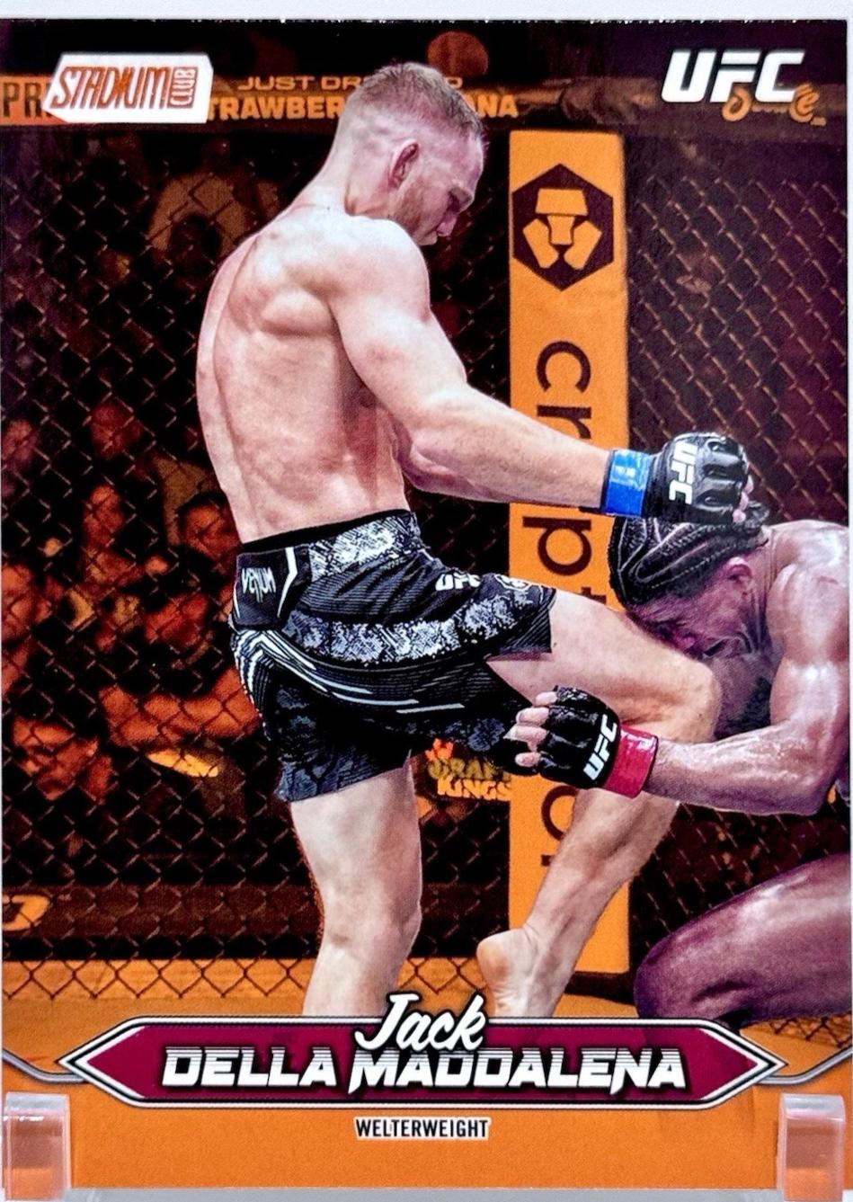 Jack Della Maddalena 2025 Topps Stadium Club UFC Base #57 Orange