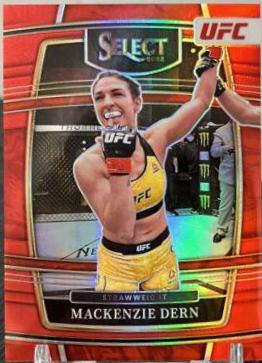 Mackenzie Dern 2022 Panini Select UFC Concourse #10 Red
