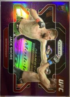 Jack Shore 2022 Panini Prizm UFC Base #33 Purple