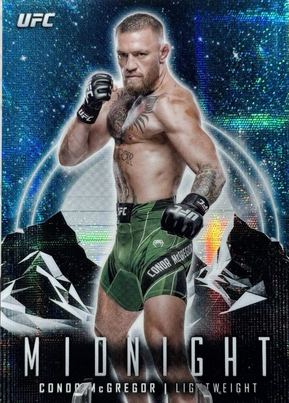 Conor McGregor 2024 Topps Midnight UFC Base #1 Moon Beam