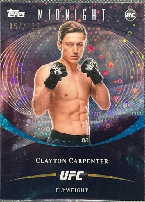 Clayton Carpenter 2026 Topps Midnight UFC Base #84 Morning