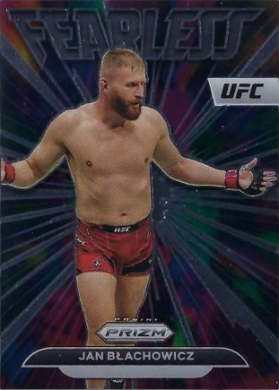 Jan Błachowicz 2023 Panini Prizm UFC Fearless #6 Green Pulsar