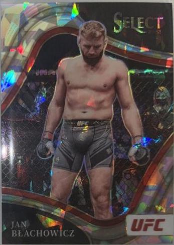 Jan Błachowicz 2022 Panini Select UFC Octagonside #221 Cracked Ice