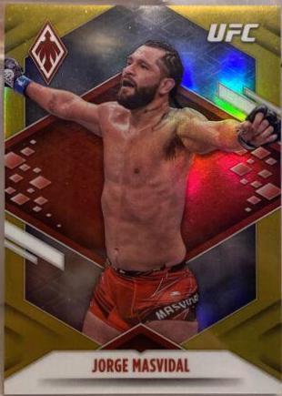 Jorge Masvidal 2022 Panini Chronicles UFC Base Phoenix #306 Gold