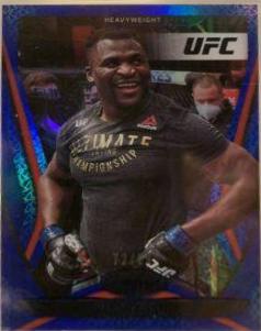 Francis Ngannou 2021 Panini Chronicles UFC Base Certified #125 Blue