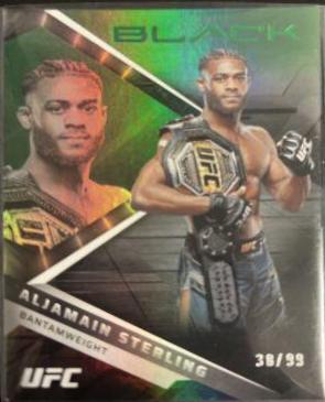 Aljamain Sterling 2022 Panini Chronicles UFC Base Black #216 Green