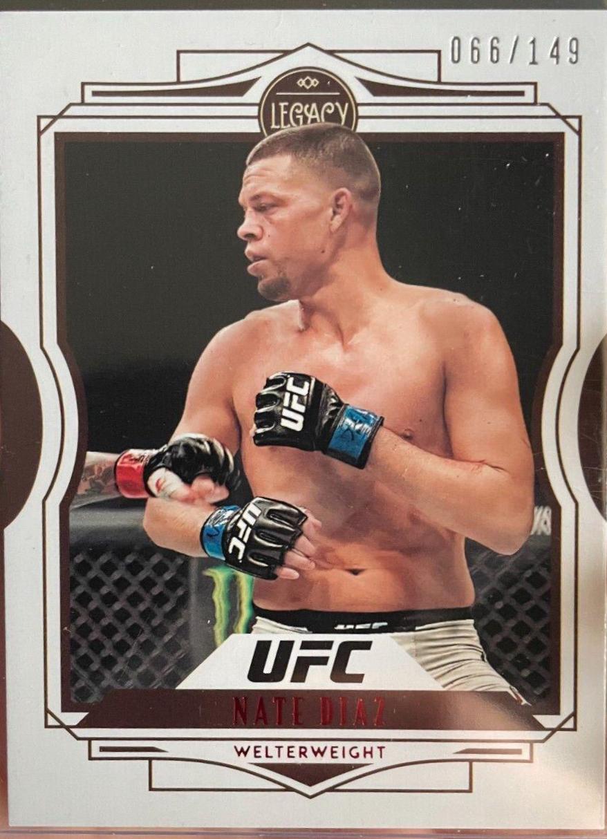 Nate Diaz 2021 Panini Chronicles UFC Base Legacy #49 Red