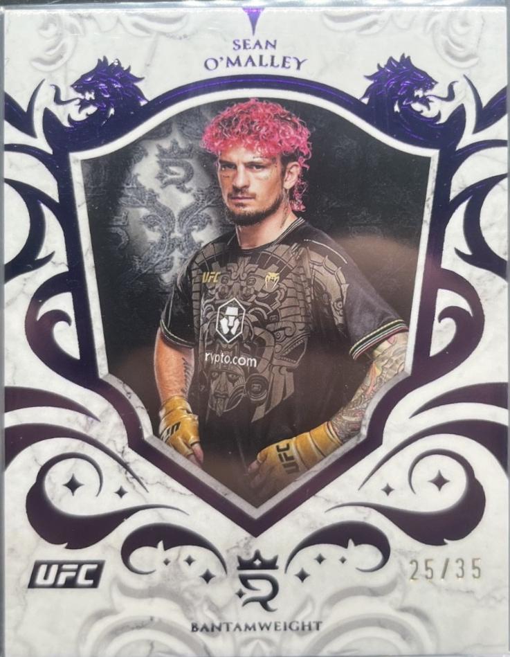 Sean O'Malley 2025 Topps Royalty UFC Base #12 Purple