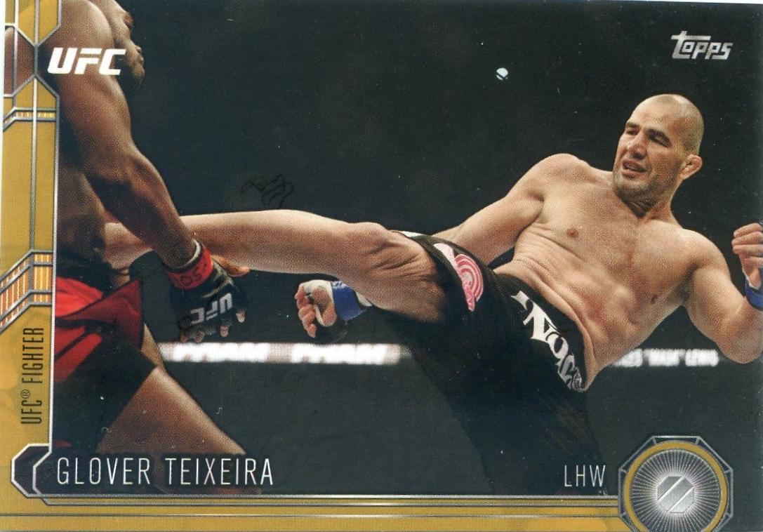 Glover Teixeira 2015 Topps UFC Chronicles Base #160 Gold