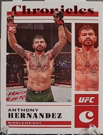 Anthony Hernandez 2023 Panini Chronicles UFC Base Chronicles #83 Red
