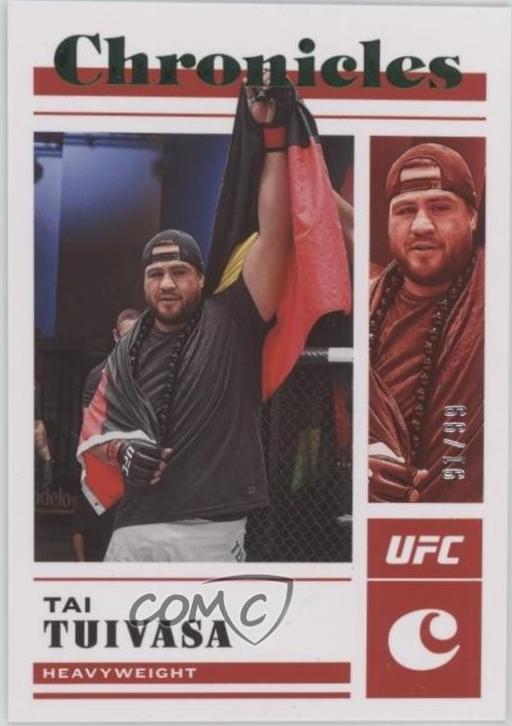 Tai Tuivasa 2023 Panini Chronicles UFC Base Chronicles #66 Green