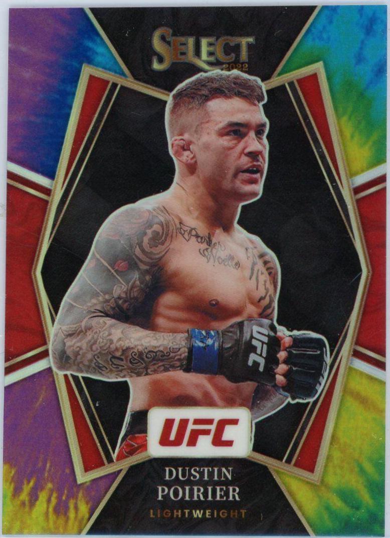 Dustin Poirier 2022 Panini Select UFC Premier Level #171 Tie Dye