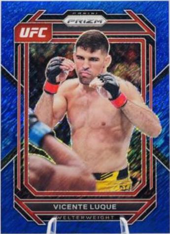Vicente Luque 2023 Panini Prizm UFC Base #168 Blue Shimmer