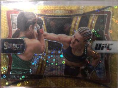 Felice Herrig 2021 Panini Select UFC Octagonside #279 Gold Disco