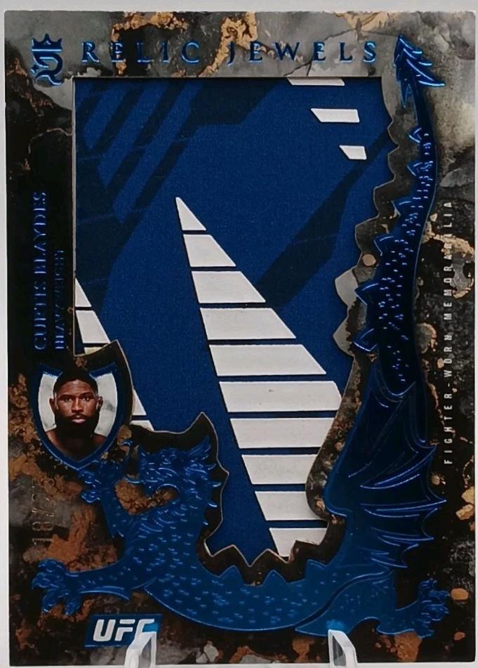 Curtis Blaydes 2024 Topps Royalty UFC Relic Jewels #RCJ-2 Blue