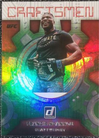 Francis Ngannou 2022 Panini Donruss UFC Craftsmen #9 Green