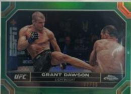 Grant Dawson 2024 Topps Chrome UFC Base #71 Green Refractor