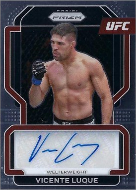 Vicente Luque 2022 Panini Prizm UFC Signatures #SG-VLQ White Sparkle