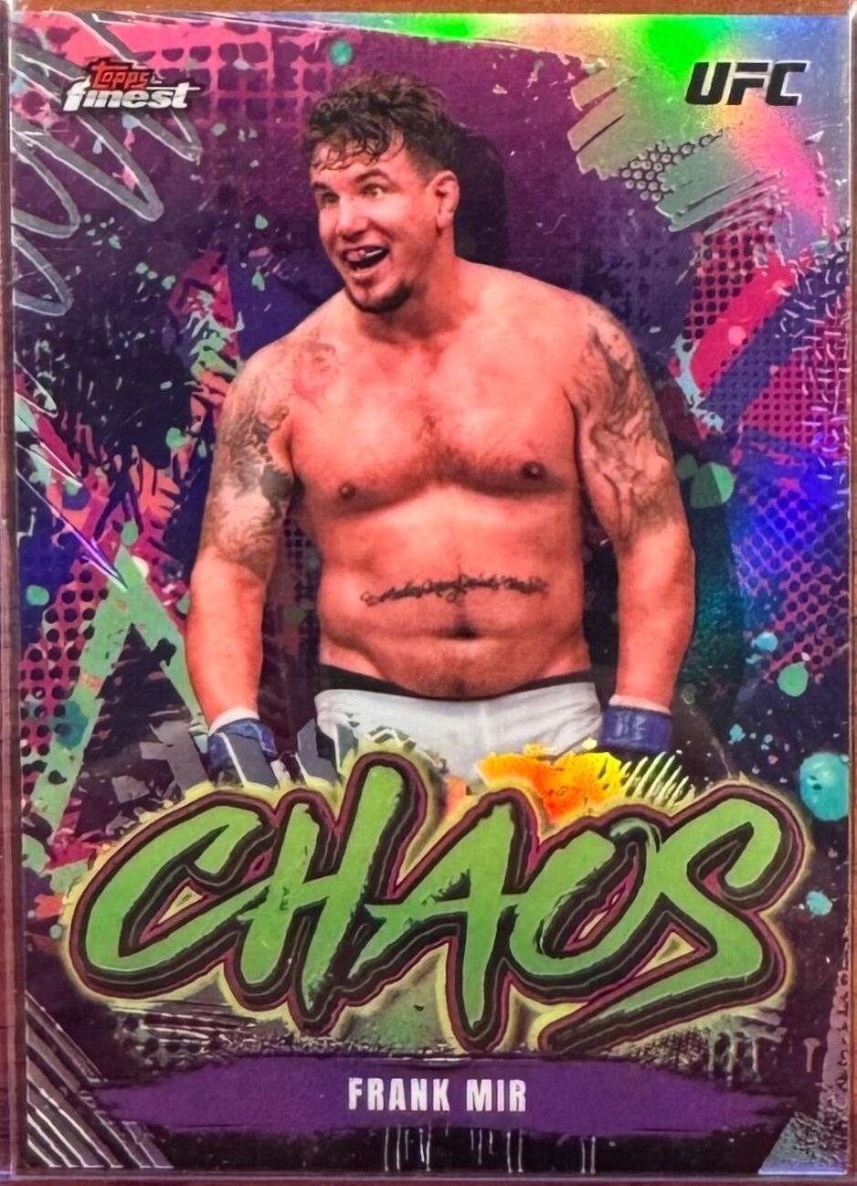 Frank Mir 2024 Topps Finest UFC Chaos #CHA-30 Refractor