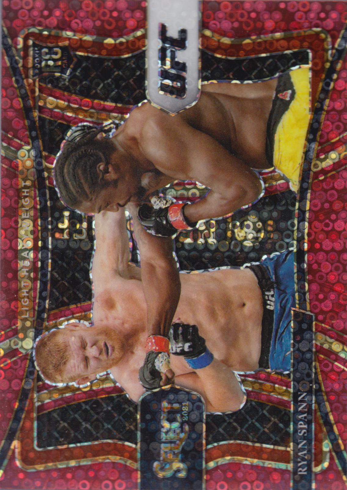 Ryan Spann 2021 Panini Select UFC Premier Level #109 Red Disco
