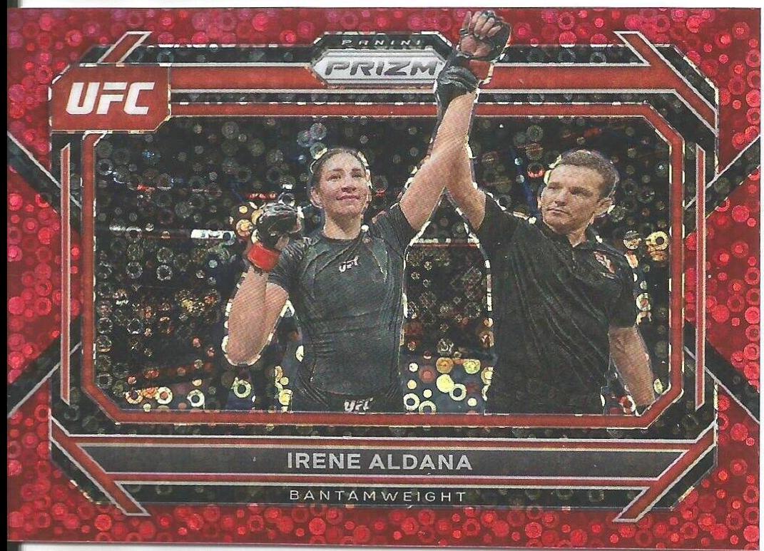 Irene Aldana 2023 Panini Prizm Under Card UFC Base #72 Red