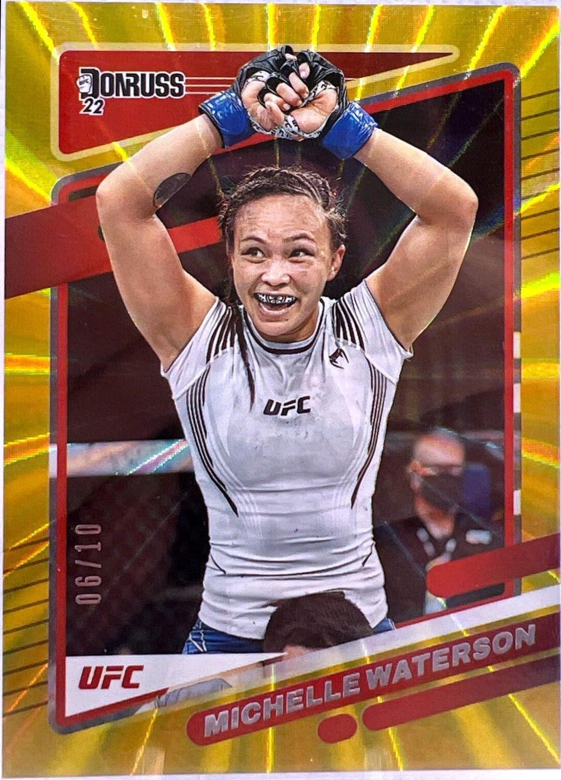Michelle Waterson-Gomez 2022 Panini Donruss UFC Base #181 Gold