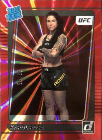 Karol Rosa 2022 Panini Donruss UFC Base #217 Red