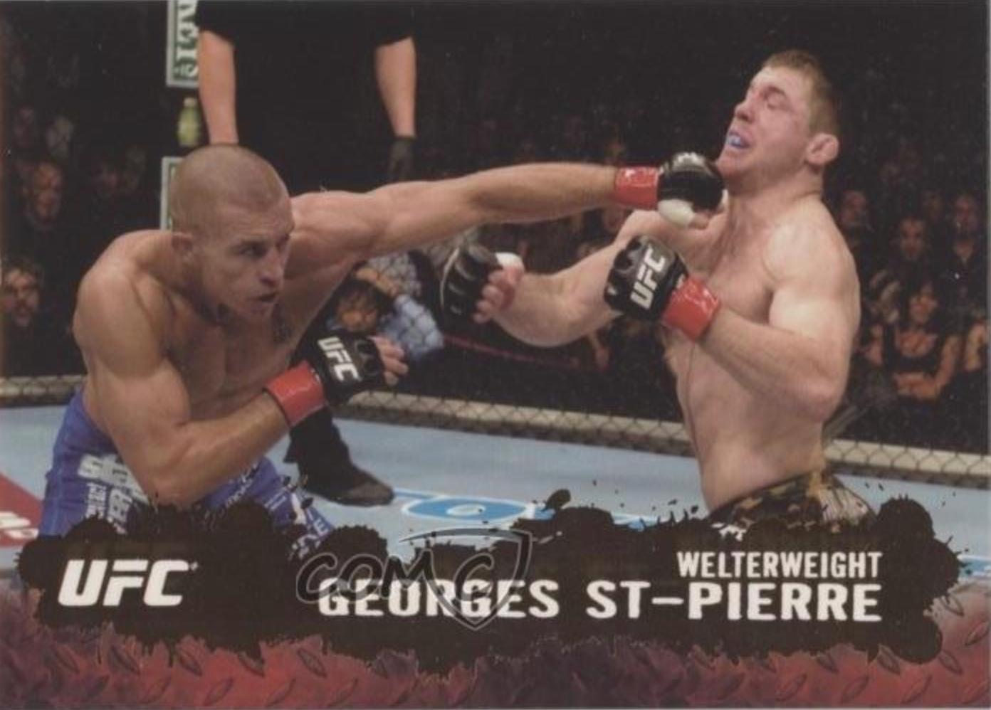 Georges St-Pierre 2009 Topps UFC Round 2 Base #100 Bronze