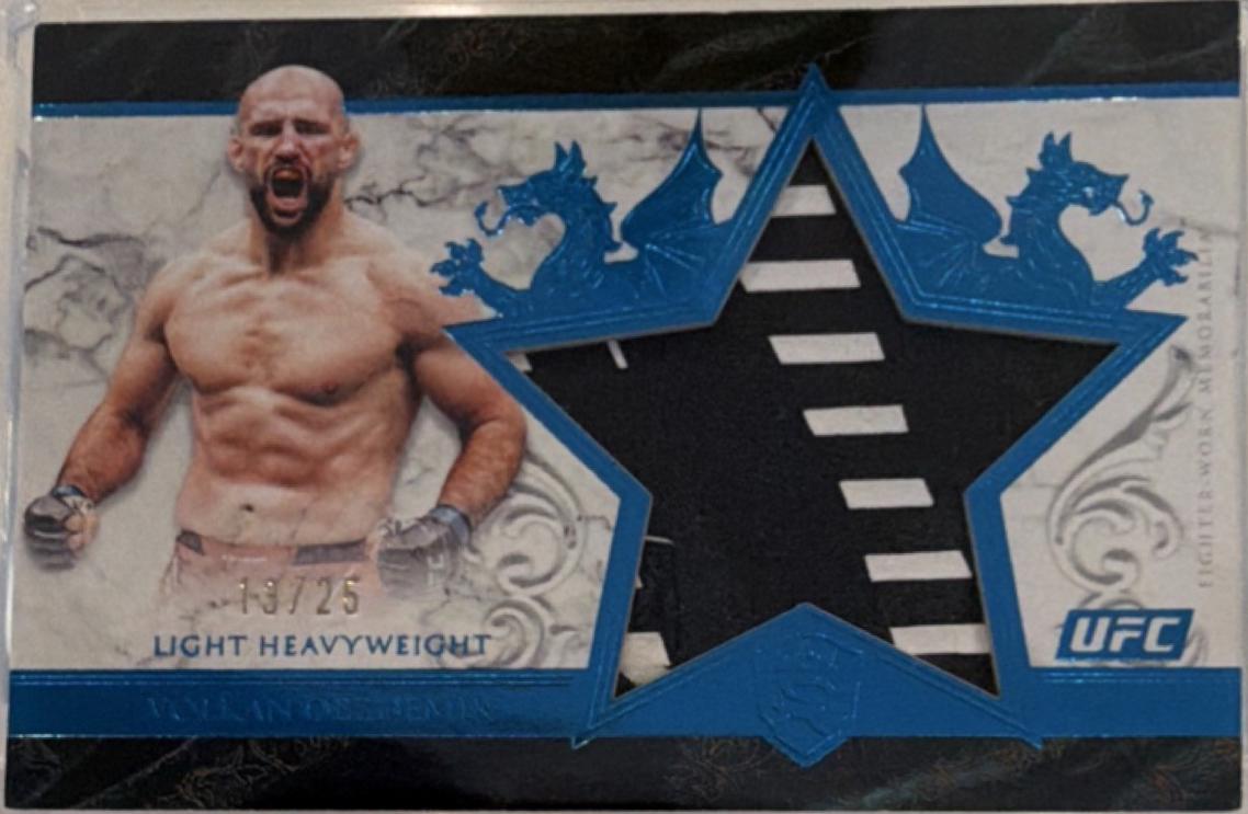 Volkan Oezdemir 2025 Topps Royalty UFC Star Relics #SR-VO Blue