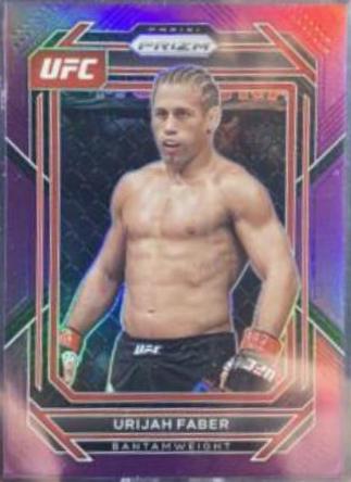 Urijah Faber 2023 Panini Prizm UFC Base #146 Purple