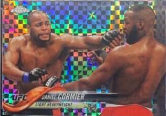 Daniel Cormier 2018 Topps Chrome UFC Base #50 Xfractor