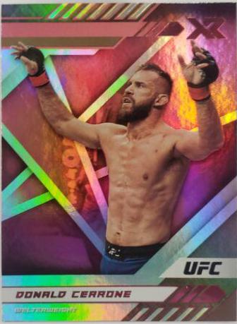 Donald Cerrone 2021 Panini Chronicles UFC Base XR #191 Pink