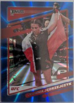 Joanna Jędrzejczyk 2022 Panini Donruss UFC Base #91 Blue