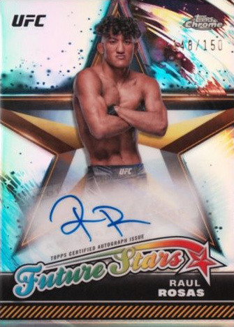 Raul Rosas 2024 Topps Chrome UFC Future Stars Autographs #FSA-RRO Superfractor
