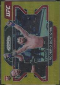 Rogerio Bontorin 2022 Panini Prizm UFC Base #30 Gold