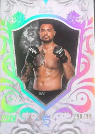 Carlos Ulberg 2025 Topps Royalty UFC Base #31 Red