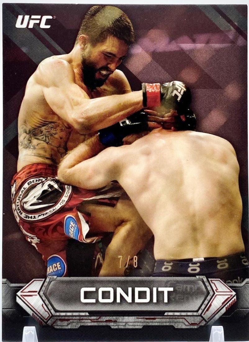 Carlos Condit 2014 Topps UFC Knockout Base #39 Red