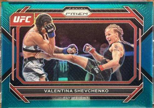 Valentina Shevchenko 2023 Panini Prizm UFC Base #63 Teal