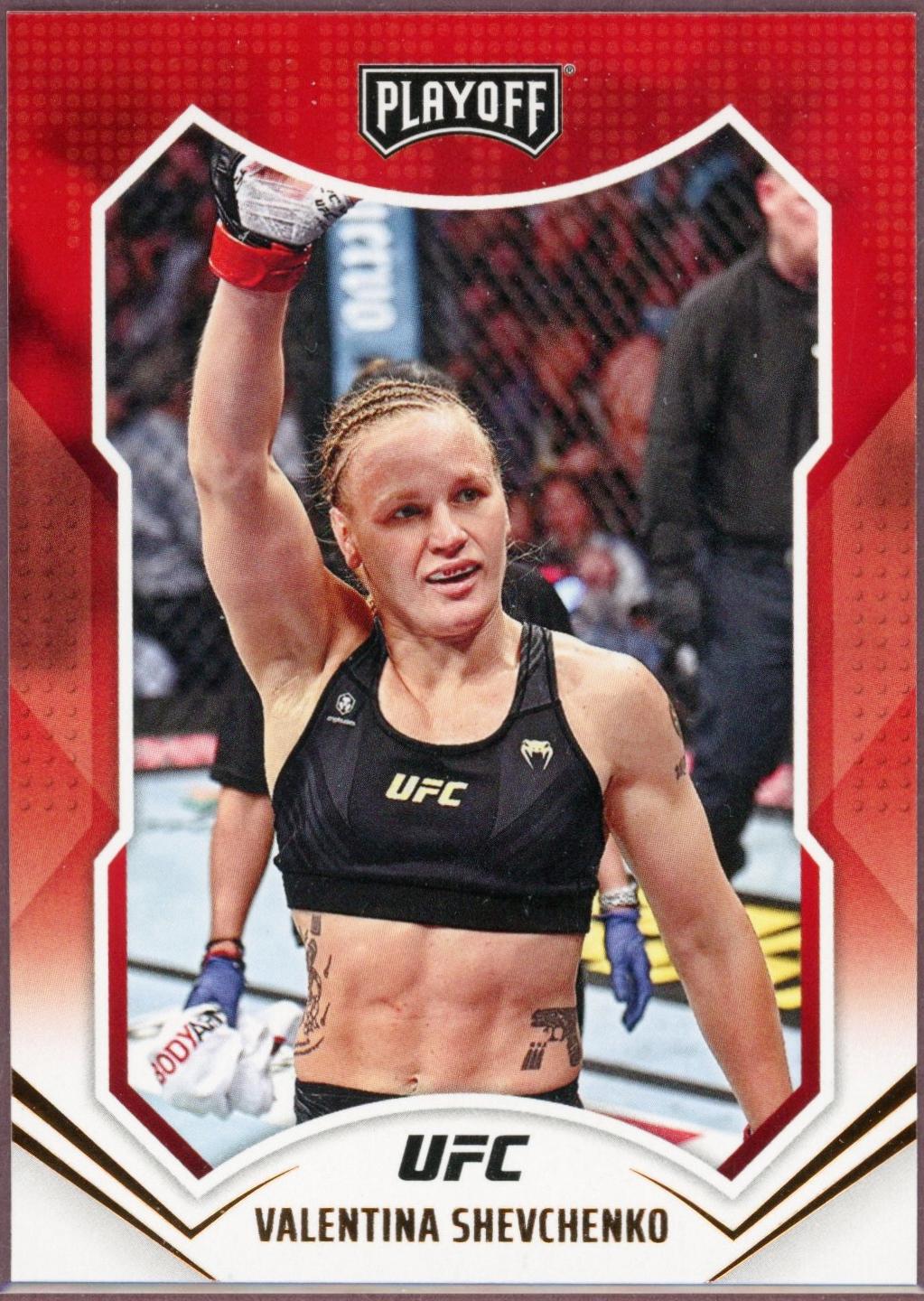 Valentina Shevchenko 2022 Panini Chronicles UFC Base Playoff #167 Bronze