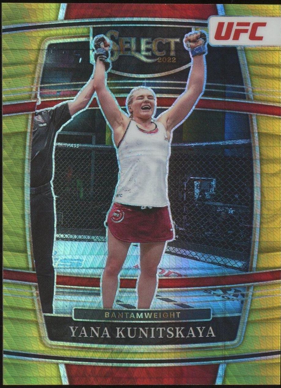 Yana Santos 2022 Panini Select UFC Concourse #80 Gold