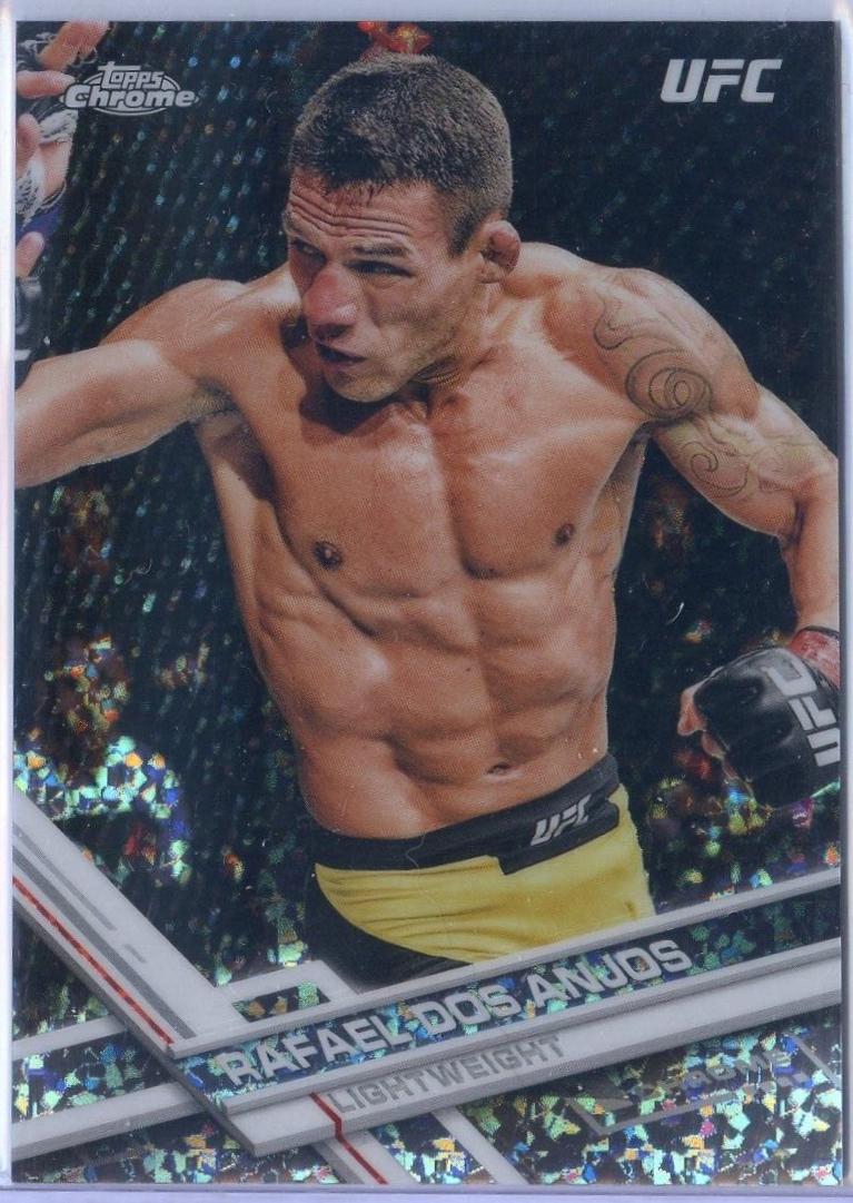 Rafael Dos Anjos 2017 Topps Chrome UFC Base #64 Refractor