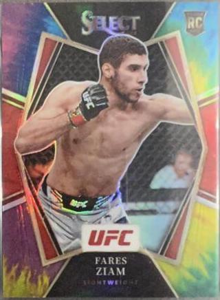 Fares Ziam 2022 Panini Select UFC Premier Level #130 Tie Dye