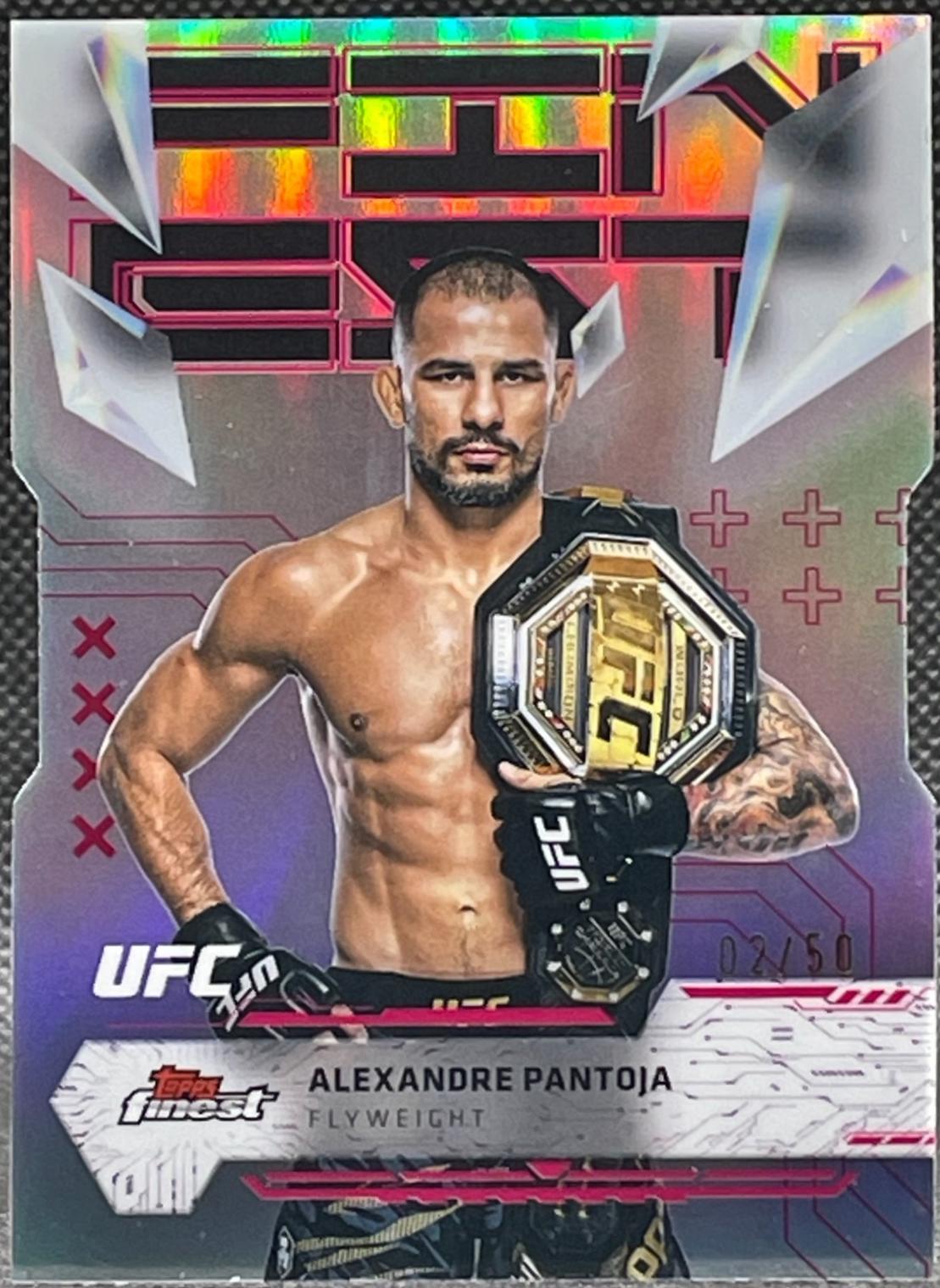 Alexandre Pantoja 2025 Topps Finest UFC Base Uncommon #128 Die Cut