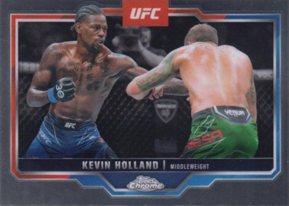 Kevin Holland 2025 Topps Chrome UFC Base #110 Superfractor