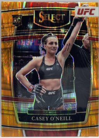 Casey O'Neill 2022 Panini Select UFC Concourse #53 Orange Flash