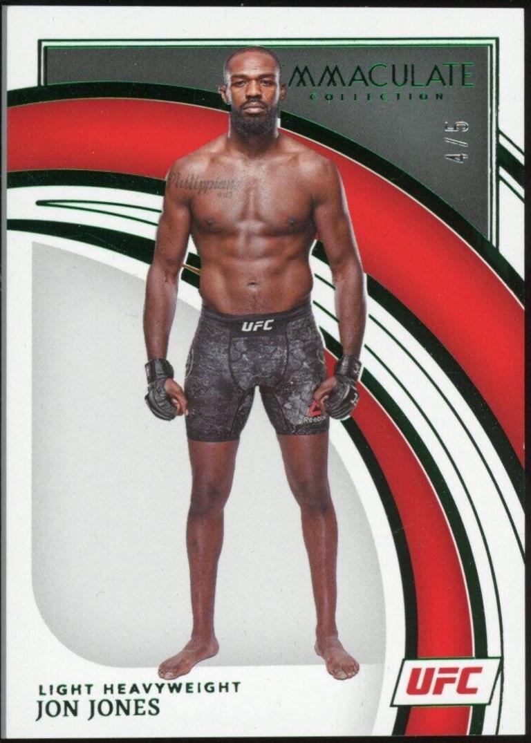 Jon Jones 2022 Panini Immaculate UFC Base #7 Green
