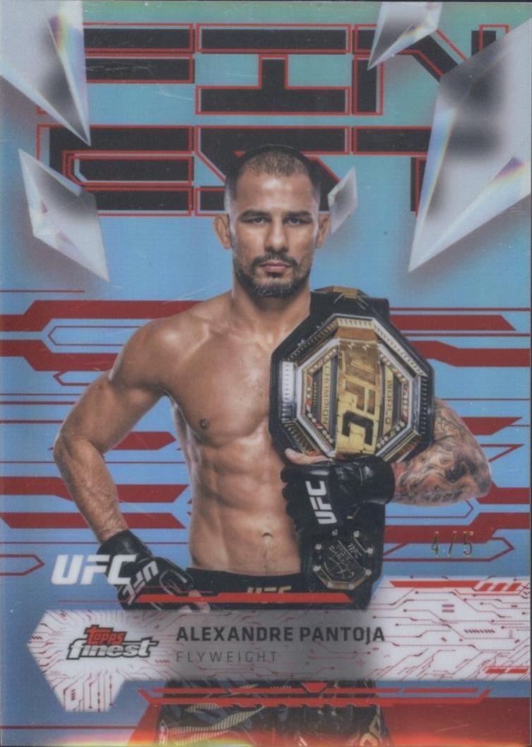 Alexandre Pantoja 2025 Topps Finest UFC Base Uncommon #128 Red Refractor