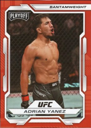 Adrian Yanez 2023 Panini Chronicles UFC Base Playoff #163 Purple