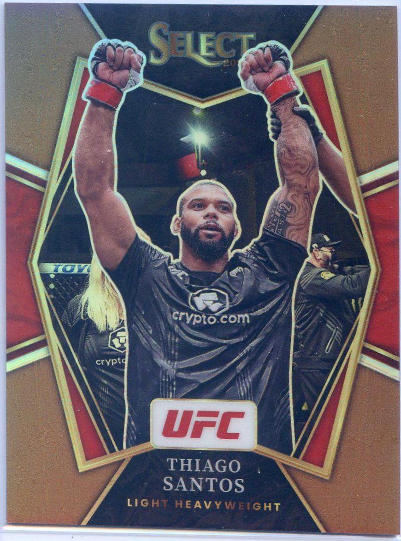 Thiago Santos 2022 Panini Select UFC Premier Level #144 Bronze