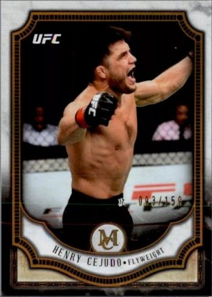 Henry Cejudo 2018 Topps UFC Museum Collection Base #50 Ruby